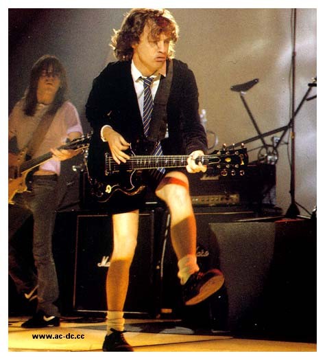 Angus Young duck walk