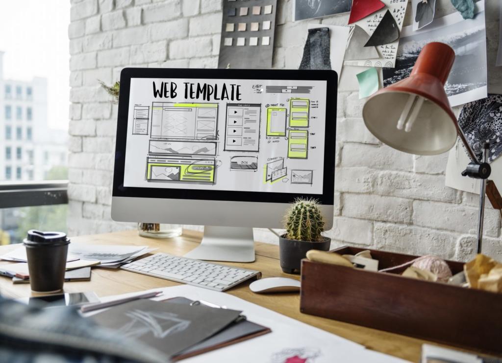why wordpress - website layout on a computer