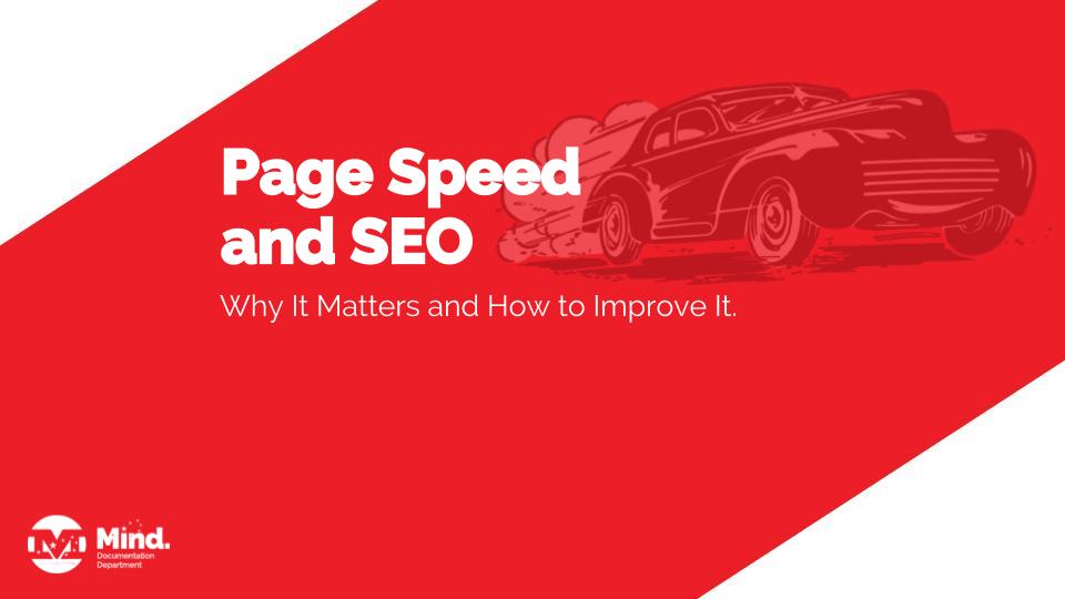 page speed and seo